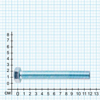 Болт DIN 933 16x120 мм оцинкованный