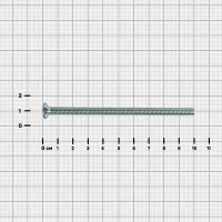 Винт DIN 965 6x100 мм оцинкованный