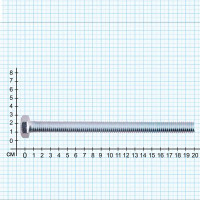 Болт DIN 933 10x200 мм оцинкованный