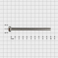 Болт DIN 933 8x100 мм