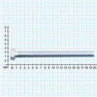 Болт DIN 933 20x200 мм оцинкованный