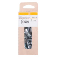 Винт DIN 7991 8x16 мм оцинкованный 16 шт.