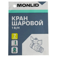 Кран шаровой Monlid DN25 PN40 1\