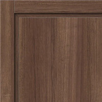 Дверь межкомнатная глухая Пронто 80x200 см Hardflex цвет тик сиамский с замком и петлями