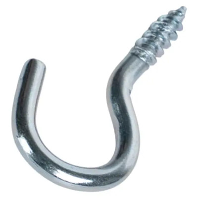 Шуруп-крюк 3x10 мм сталь оцинкованная 15 шт.