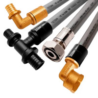 Тройник переходной Ростерм 20x16x16 мм латунь