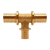 Тройник переходной Ростерм 20x16x20 мм латунь