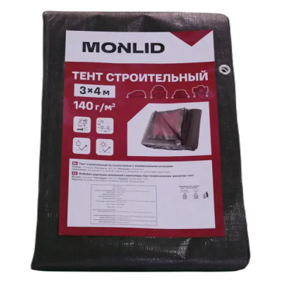 Тент строительный Monlid 140 г/м² 3x4 м