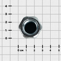 Гайка переходная М20 DIN 6334 сталь оцинкованная