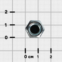 Гайка переходная М8 DIN 6334 сталь оцинкованная 4 шт.