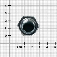 Гайка переходная М18 DIN 6334 сталь оцинкованная