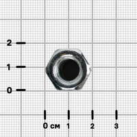 Гайка переходная М10 DIN 6334 сталь оцинкованная 2 шт.