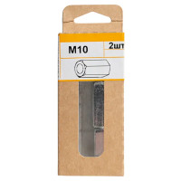 Гайка переходная М10 DIN 6334 сталь оцинкованная 2 шт.