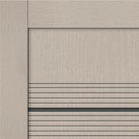Дверь межкомнатная со стеклом Онда Г 90x200 см Hardflex цвет ясень с замком и петлями