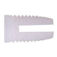 Футорка под саморез 4x10 мм пластик цвет белый 40 шт.