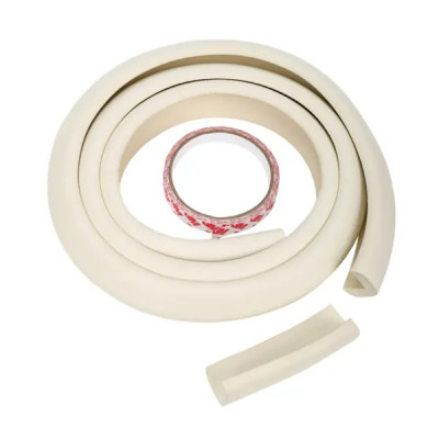 Самоклеящаяся лента универсальная Halsa на острые края каучук цвет белый