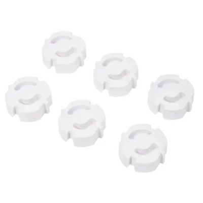 Заглушки для розеток Halsa пластик цвет белый 6 шт.