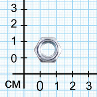 Гайка DIN 934 8x13 мм оцинкованная 1 кг