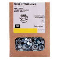 Гайка DIN 934 8x13 мм оцинкованная 1 кг