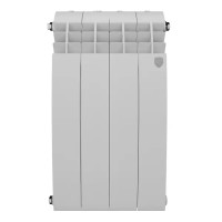 Радиатор секционный Royal Thermo BiLiner B 500/87 4 секции боковое подключение биметалл белый