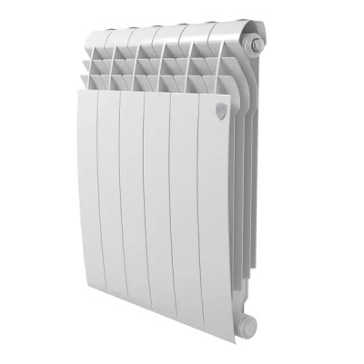 Радиатор секционный Royal Thermo BiLiner B 500/87 6 секций боковое подключение биметалл белый