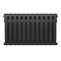 Радиатор секционный Royal Thermo BiLiner B 500/87 12 секций боковое подключение биметалл черный