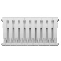 Радиатор секционный Royal Thermo BiLiner B 350/87 10 секций боковое подключение биметалл белый