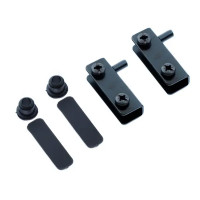 Петля для стеклянной двери цвет черный 2 шт.