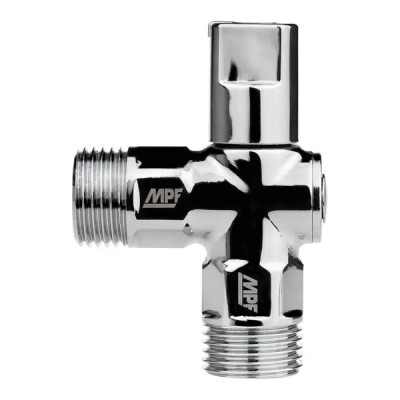 Кран шаровой угловой для бытовой техники MPF Polish DN15 PN24 1/2\