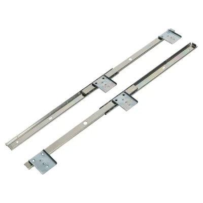 Мебельные направляющие для клавиатуры 350 мм сталь цвет серебро
