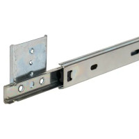 Мебельные направляющие для клавиатуры 350 мм сталь цвет серебро