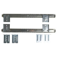 Мебельные направляющие для клавиатуры 350 мм сталь цвет серебро