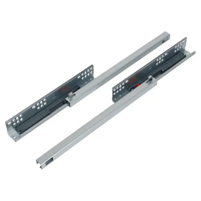 Мебельные направляющие 350 мм сталь цвет серебро