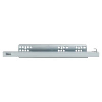 Мебельные направляющие 350 мм сталь цвет серебро