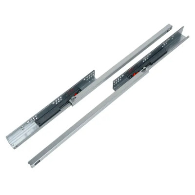 Мебельные направляющие скрытого монтажа 500 мм сталь цвет серебро