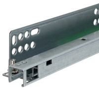 Мебельные направляющие 500 мм сталь цвет серебро