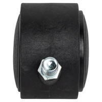 Колесо поворотное без тормоза 50 мм до 50 кг с резьбой цвет черный