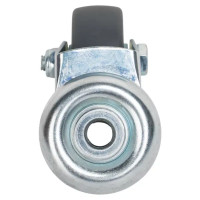 Колесо поворотное без тормоза 40 мм до 30 кг цвет серый