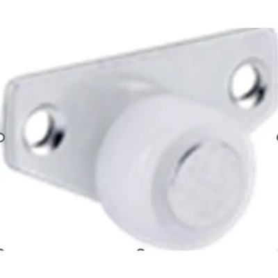 Колесо неповоротное с тормозом 25 мм до 20 кг цвет серый