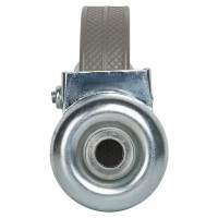 Колесо поворотное без тормоза 75 мм до 50 кг с болтом М10 цвет серый