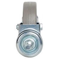 Колесо поворотное без тормоза 100 мм до 70 кг цвет серый