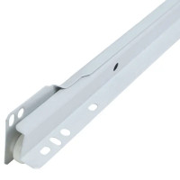 Мебельные направляющие 550 мм сталь цвет белый