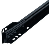 Мебельные направляющие 450 мм сталь цвет черный