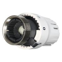 Термостатическая головка жидкостная Oasis Eco T101 M30x1.5 белая