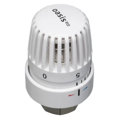 Термостатическая головка жидкостная Oasis Pro T201 M30x1.5 белая