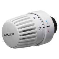 Термостатическая головка жидкостная Oasis Pro T201 M30x1.5 белая