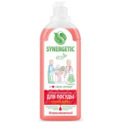 Жидкое средство для посудомоечной машины Synergetic Арбуз 1 л