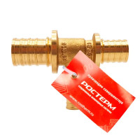 Тройник переходной РОСТерм 25х16х20 мм латунь