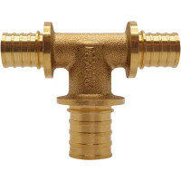 Тройник переходной РОСТерм 16х20х16 мм латунь