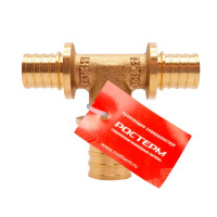 Тройник переходной РОСТерм 16х20х16 мм латунь